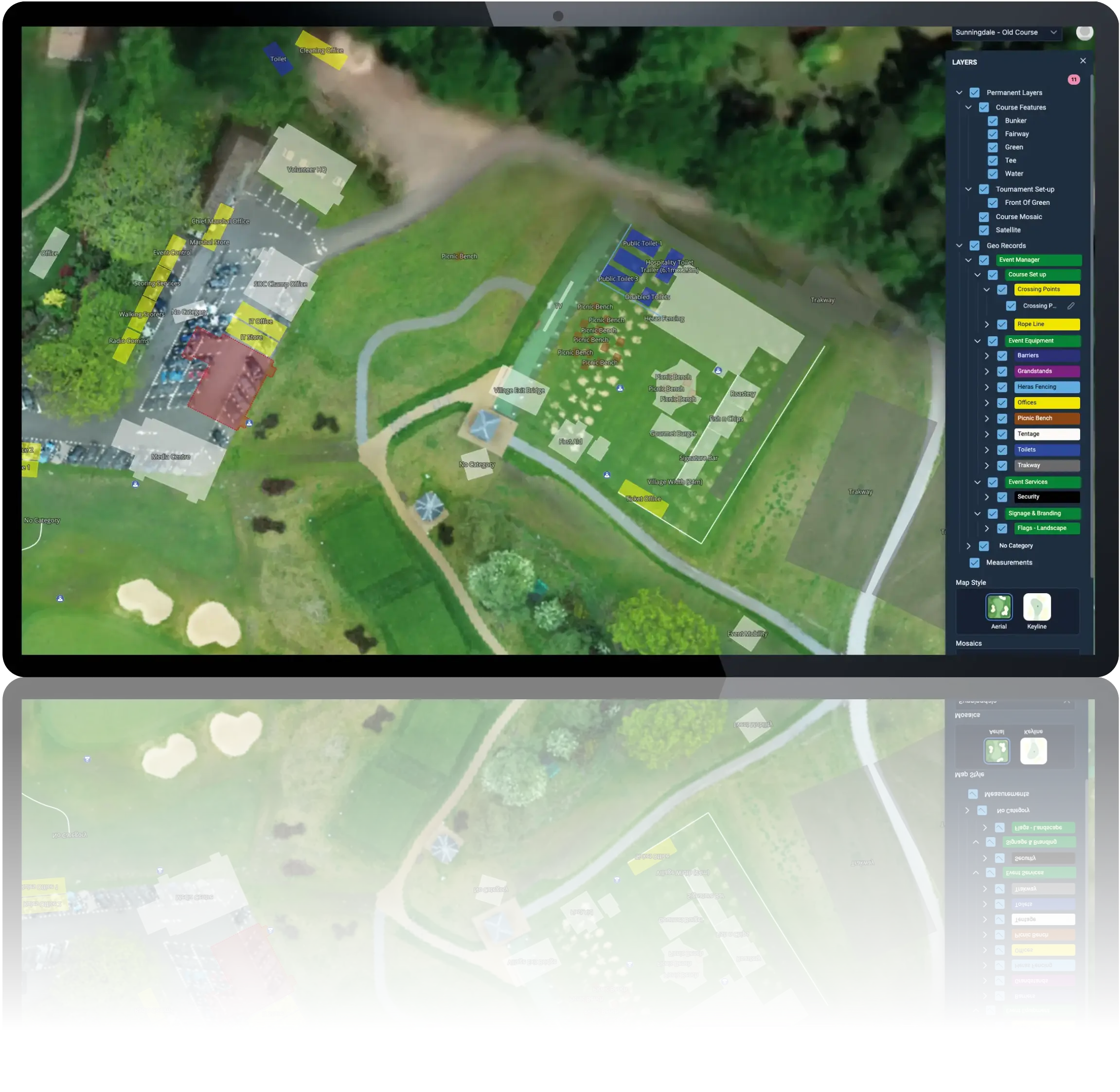 Tournament infrastructure planning